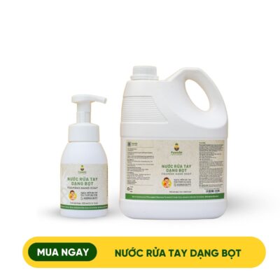 Nước Rửa Tay dạng bọt Fuwa3e (Hương Quýt)